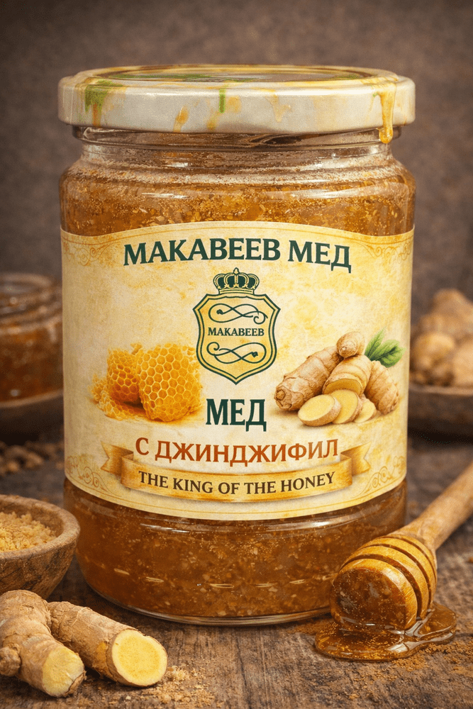 413 Мед с джинджифил 720 г