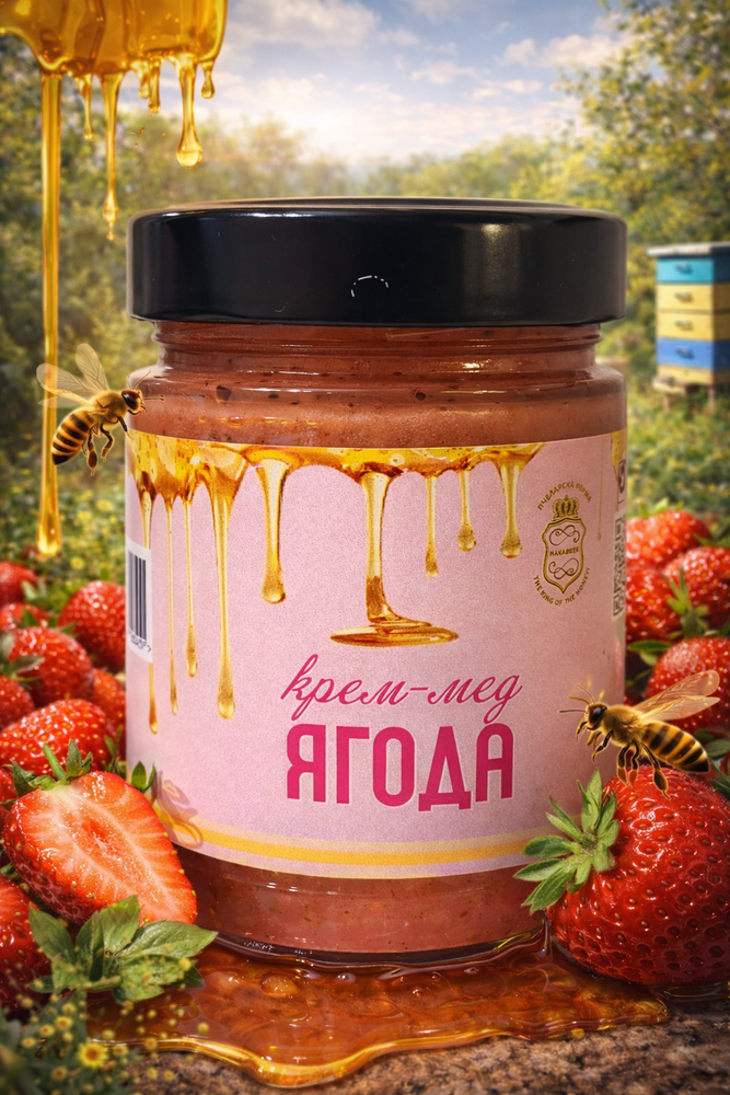 435 КРЕМ МЕД ЯГОДА